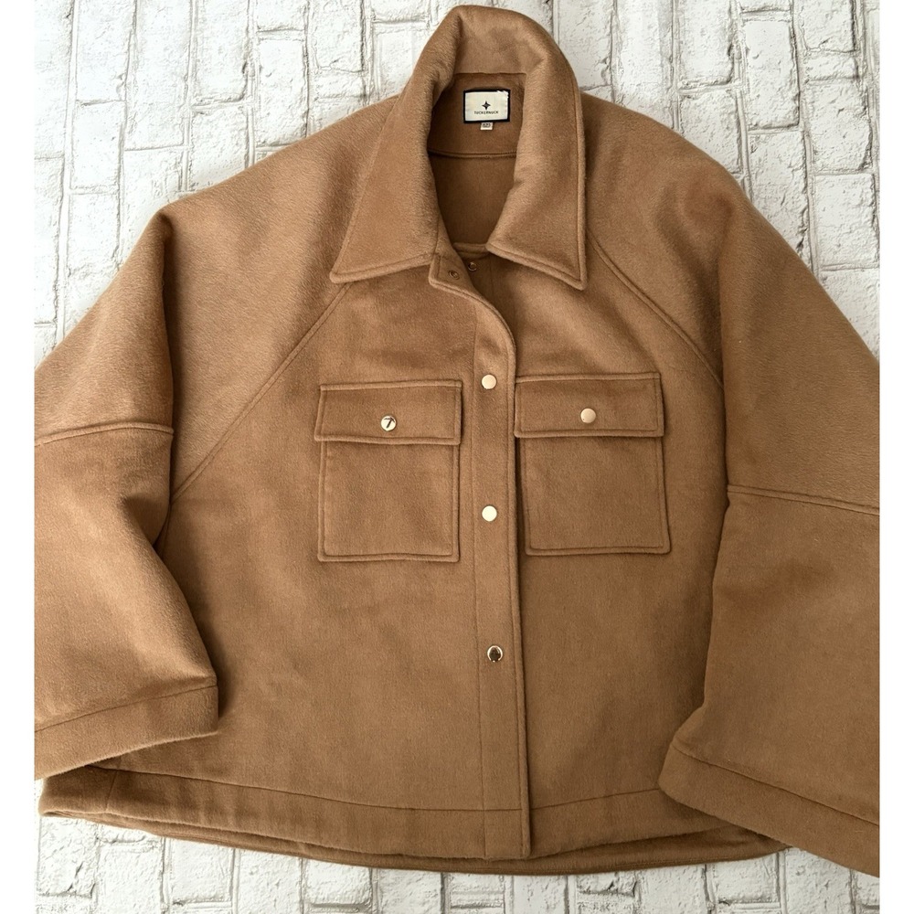 New Tuckernuck Camel Wool Cassidy Jacket - Sixe XXL Tan - Picture 5 of 12